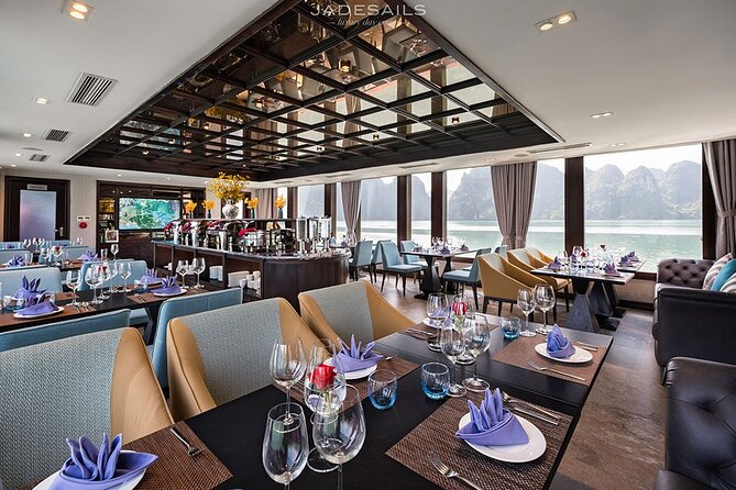 Jade Sails – Halong & Lan Ha Bay The Most Luxurious Day Tour - Spring rolls and sunset on the return route