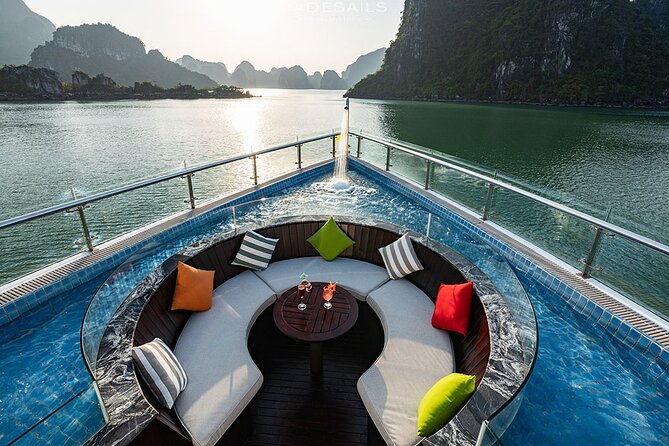 JADESAILS CRUISE-The Most Luxurious Day Tour in Ha Long Bay & Lan Ha Bay - Lunch among the limestone islands