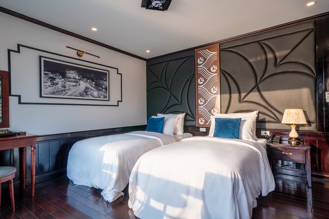 La Charm Cruise 2 day Explore Halong Bay Lan Ha Bay from Hanoi - Checkout, brunch, and the return to Hanoi