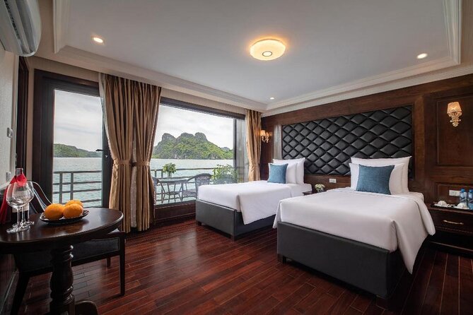 La Pandora Cruise Explore Ha Long Bay and Cat Ba Island 2 days 1 night on boat - Lunch and the first hours on the bay