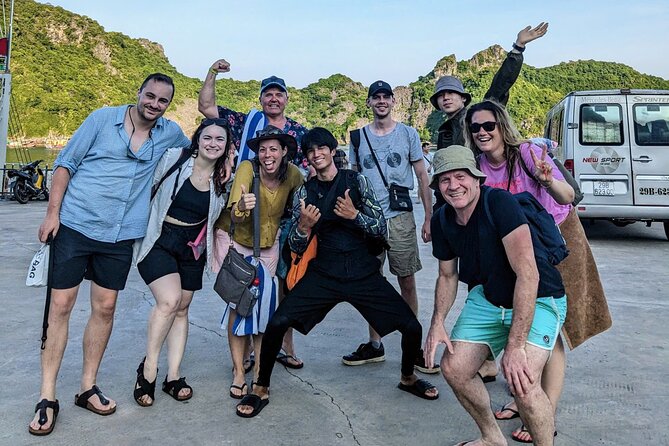 Lan Ha Bay Full Day Boat Tour from Hanoi/ Cat Ba - Kayaking through caves and lunch on the boat