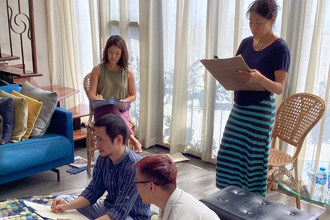 Life Drawing Class - Art Workshop at Art Tutor Hanoi - A small group in Hanoi’s Tay Ho area