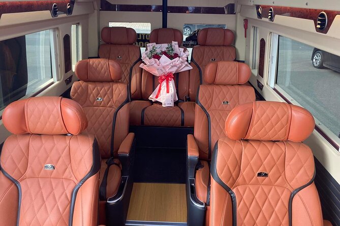 Limousine Bus from Hanoi to Ninh Binh/Tam Coc - What the limousine van is like inside