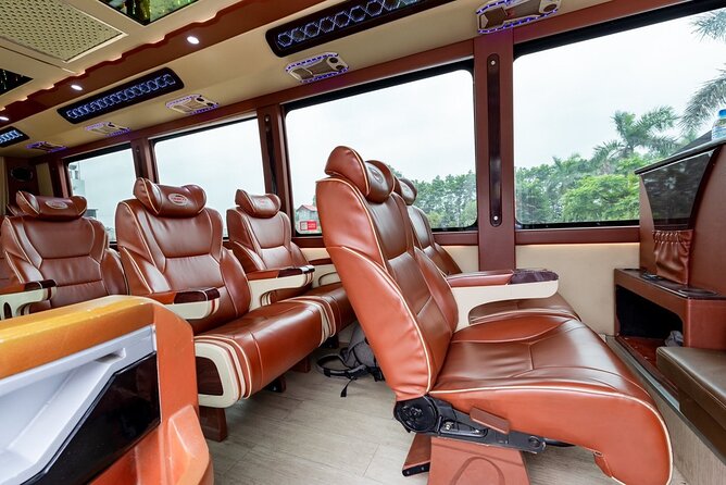 Limousine Shuttle Bus from Hanoi to Pu Luong with Hotel Pickup - Comfort, communication, and small service details
