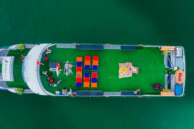 LUXURY Halong Bay Cruise 5 Stars Full Day Tour with Buffet Lunch - Sung Sot Cave and the cost of the stairs