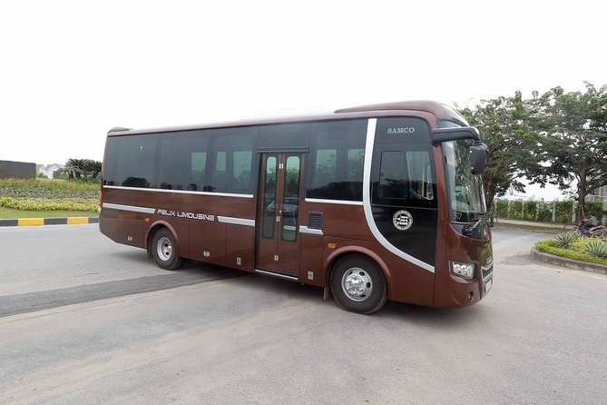 Luxury Hoa Lu Tam Coc Mua Cave 1 Day With Limousine Bus And Lunch - Leaving Hanoi in a limousine bus
