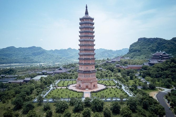 Luxury Ninh Binh Tour to Tam Coc, Mua Cave, Bich Dong Pagoda - Bich Dong Pagoda against the mountain