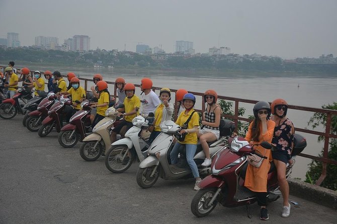 Motorbike Tours Hanoi Led By Women: City & Countryside Half Day - The Reunification train tracks on Duong Tau