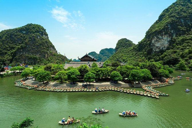 Ninh Binh and Hoa Lu Acient Citadel with Optional Biking - Three caves by sampan on the Tam Coc River
