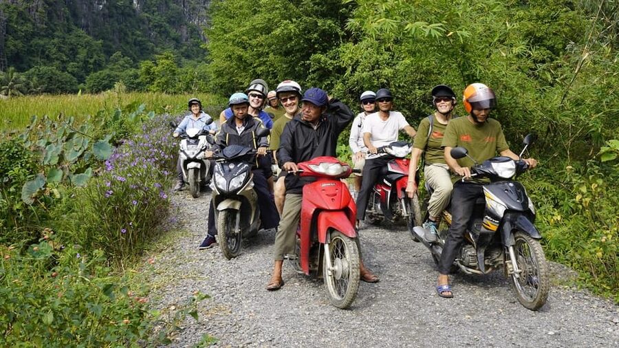 Ninh Binh : Countryside Tour by Motorcycle - Buffalow Riding - Coi Khe village on local roads