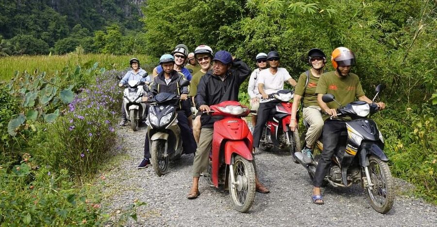 Ninh Binh : Countryside Tour by Motorcycle - Buffalow Riding - A 9:00 a.m. start through rice fields and villages