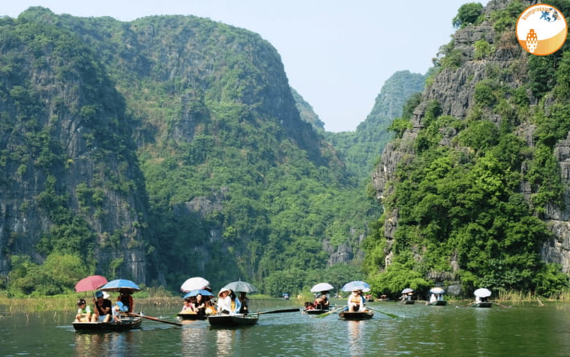 NINH BINH DAY TRIP: HOA LU,MUA CAVES &THUNG NHAM BIRD VALLEY - Thung Nham Bird Valley by boat
