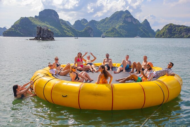 Oasis Bay Party Cruise 2 Days 1 Night - Ha Long Bay Tour - Ti Top Island brings the first major stop