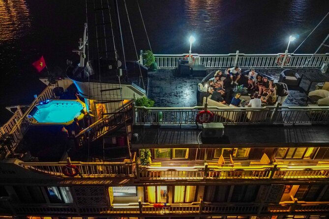 Oasis Bay Party Cruise 3 Days 2 Nights - Ha Long Bay Tour - Paradise Cave dinner and the evening on Cat Ba
