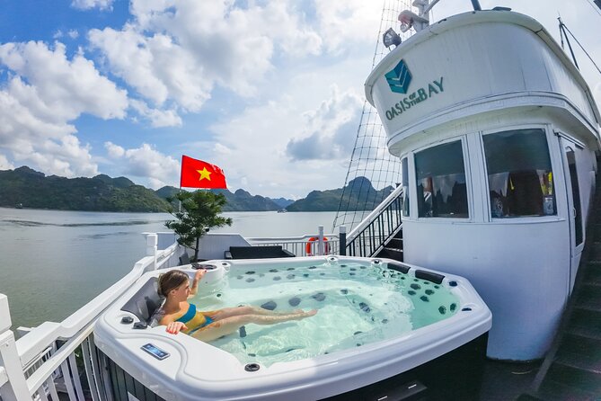 Oasis Bay Party Cruise 3 Days 2 Nights - Ha Long Bay Tour - Day three: breakfast, Cat Ba Town, and the return to Hanoi