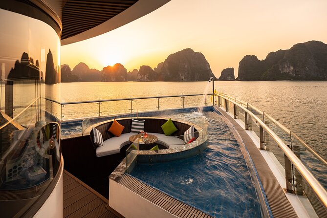 Official Jade Sails Luxury Day Tour in Halong Lanha Bay - Dark and Bright Cave by local rowing boat
