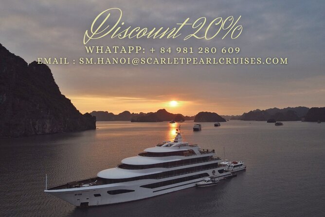[OFFICIAL]Scarlet Pearl Cruises 5++stars &CATAMARAN ULTRA LUXURY - A luxury catamaran through Lan Ha Bay