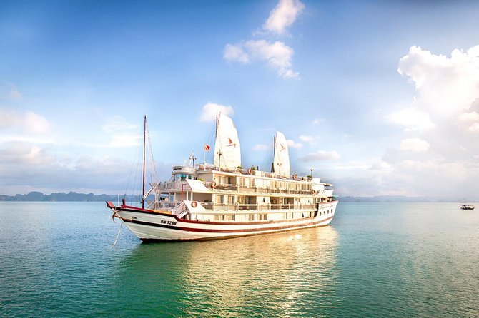 (Official) Signature Royal Cruise - 02 days 01 night program - Thien Canh Son Cave and its 400 steps