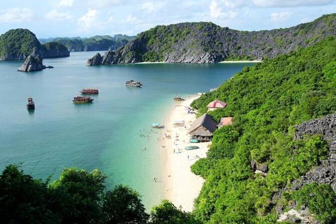 Orchid Cruises Halong Bay 2Day/1Night on 5 Star - Lan Ha Bay on the first afternoon