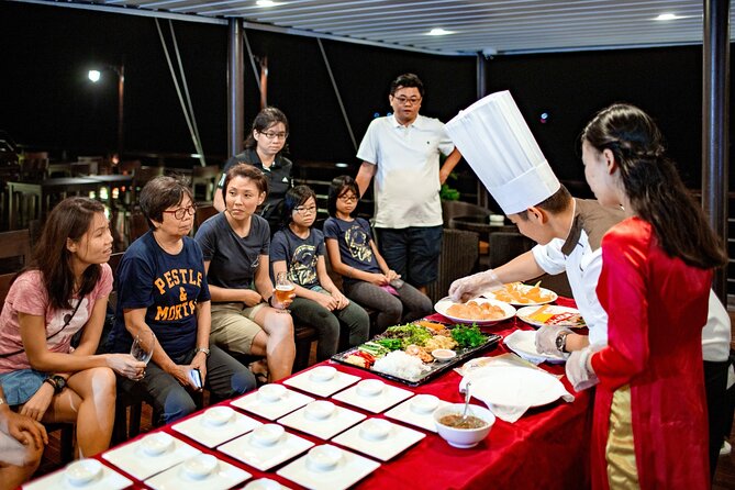 Peony Cruise : Unique 2 Days Tuan Chau - Halong bay - Lan Ha Bay - Boarding at Tuan Chau and settling into the boat