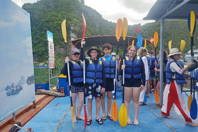 Sea Lion Luxury 5-Star Halong Day Cruise,Buffet Lunch,Shuttle Bus - Surprise Cave, Halong Bay’s big interior stop