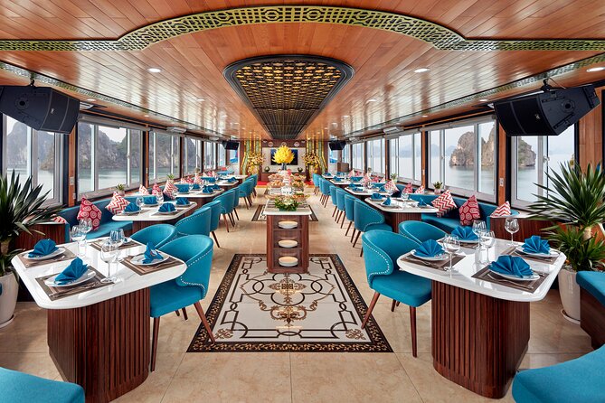 Sea Lion Luxury 5-Star Halong Day Cruise,Buffet Lunch,Shuttle Bus - Kayaking or bamboo boat at Hang Luon