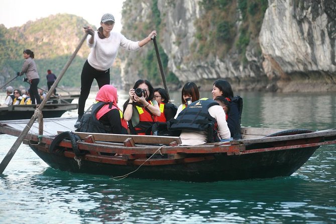 Staying 3 days - 2 nights on boat included: biking island and water activities - Day one, from Hanoi to the limestone islands