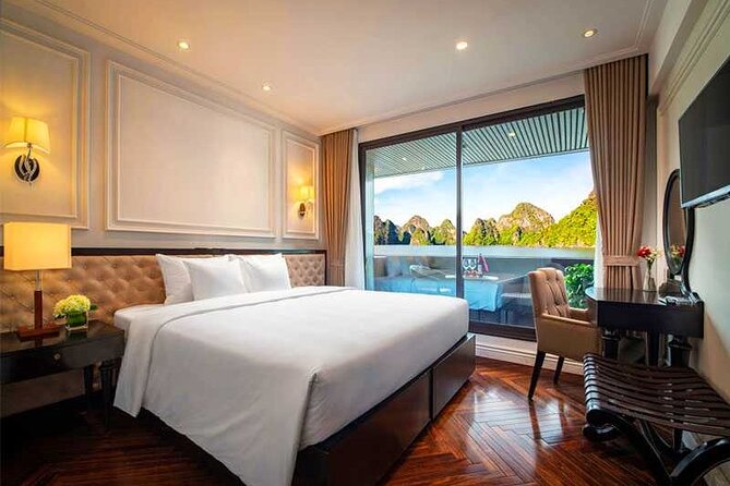 Stellar of The Seas Best Top Vip Cruise Ha Long Bay 2 Day 1 Night - Morning Tai Chi and the Dark and Bright Cave