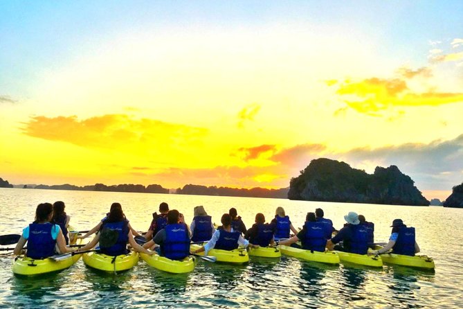 Swan Cruises Ha Long & Bai Tu Long Bay 2D1N - Thien Canh Son Cave - Cap La Island by kayak