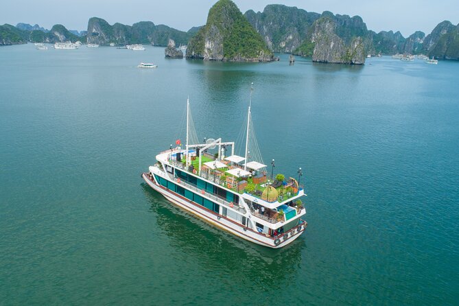 Sweetness Cruise Ha Long Bay: Caves, Kayaking, Swimming & Lunch - Ti Top Island for swimming or a viewpoint
