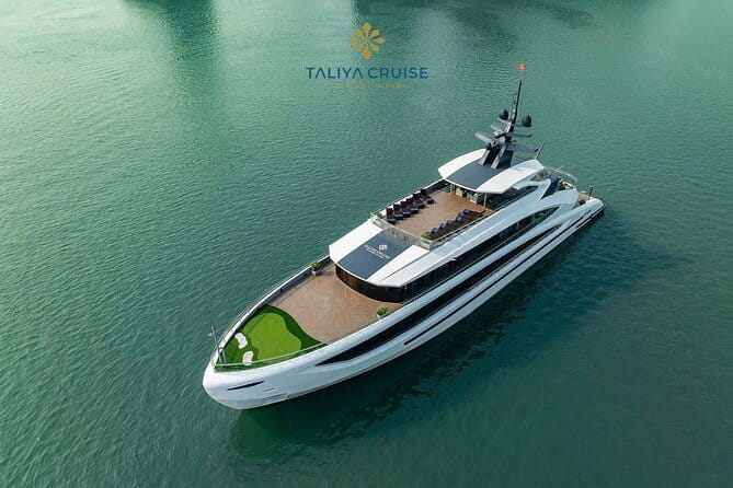 Taliya Day Cruise: Top Luxury Tour in Halong Bay & Lan Ha Bay - Halong Bay views from the open-air deck