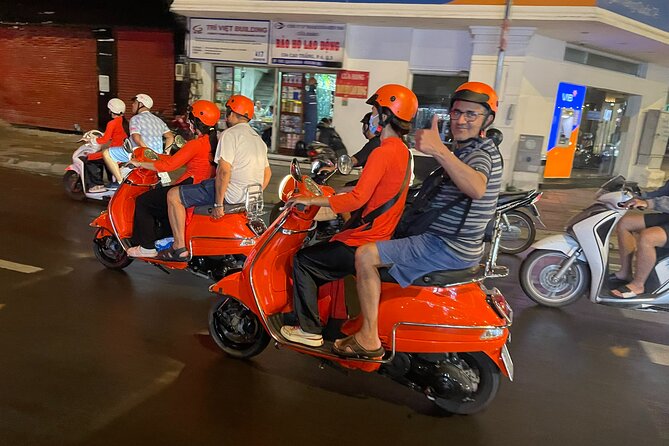 Vespa Female Ao Dai riders Night Street Food + See Train Street - Is $68 a fair price?