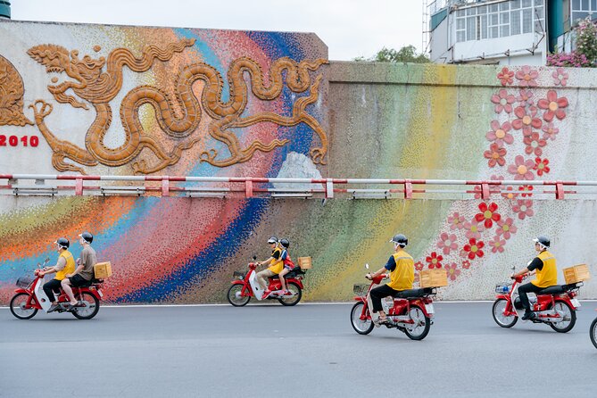 Vintage Motorbike Tour | Historic City Tour with Lunch Included - Crossing Long Biên Bridge by motorbike